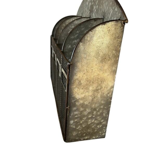 Galvanized, rustic farmhouse, organizer decor - Picture 8 of 11